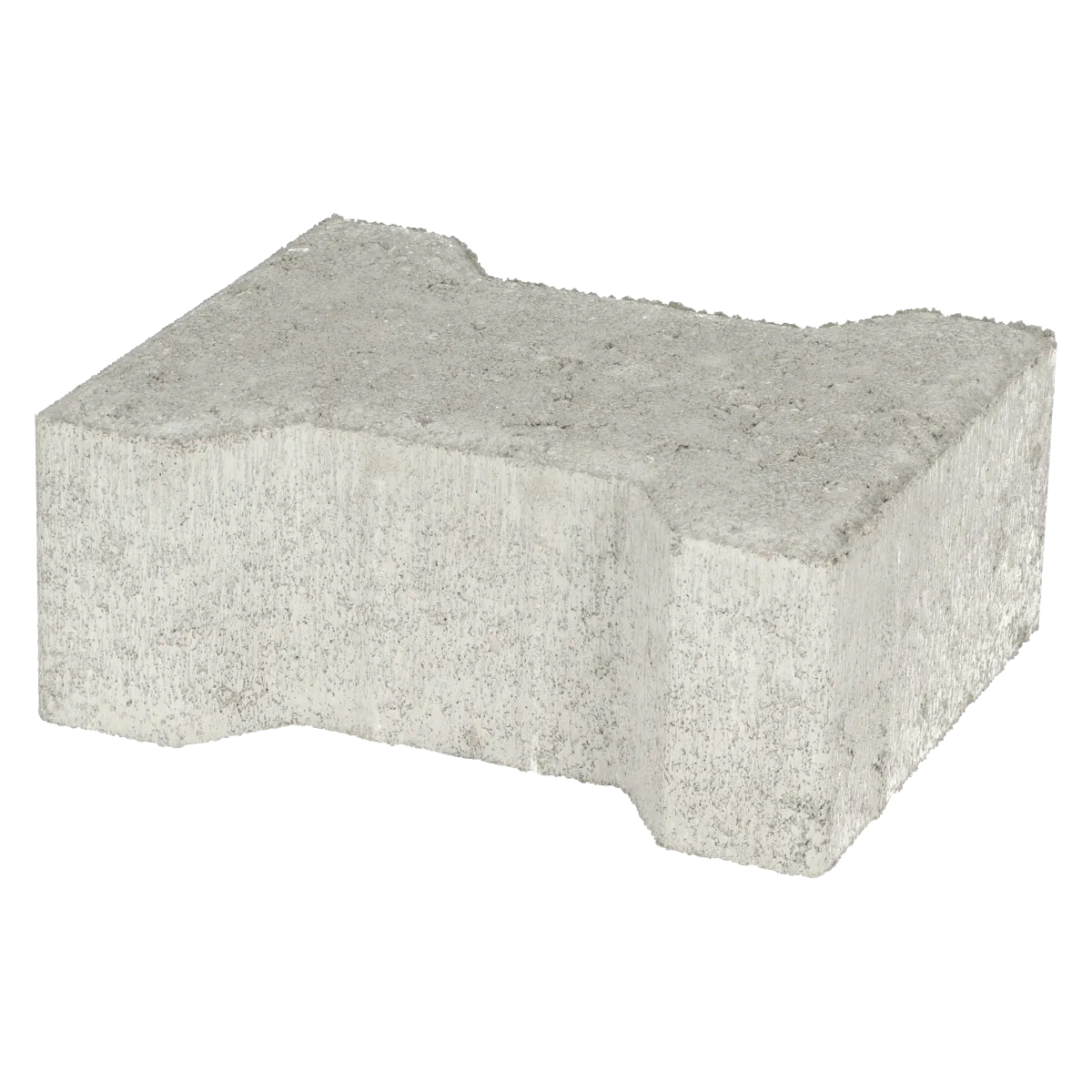 Basicstone H-verbandsteen 20x16,4/11,7x8 normaal facet grijs 1000 KOMO PL1