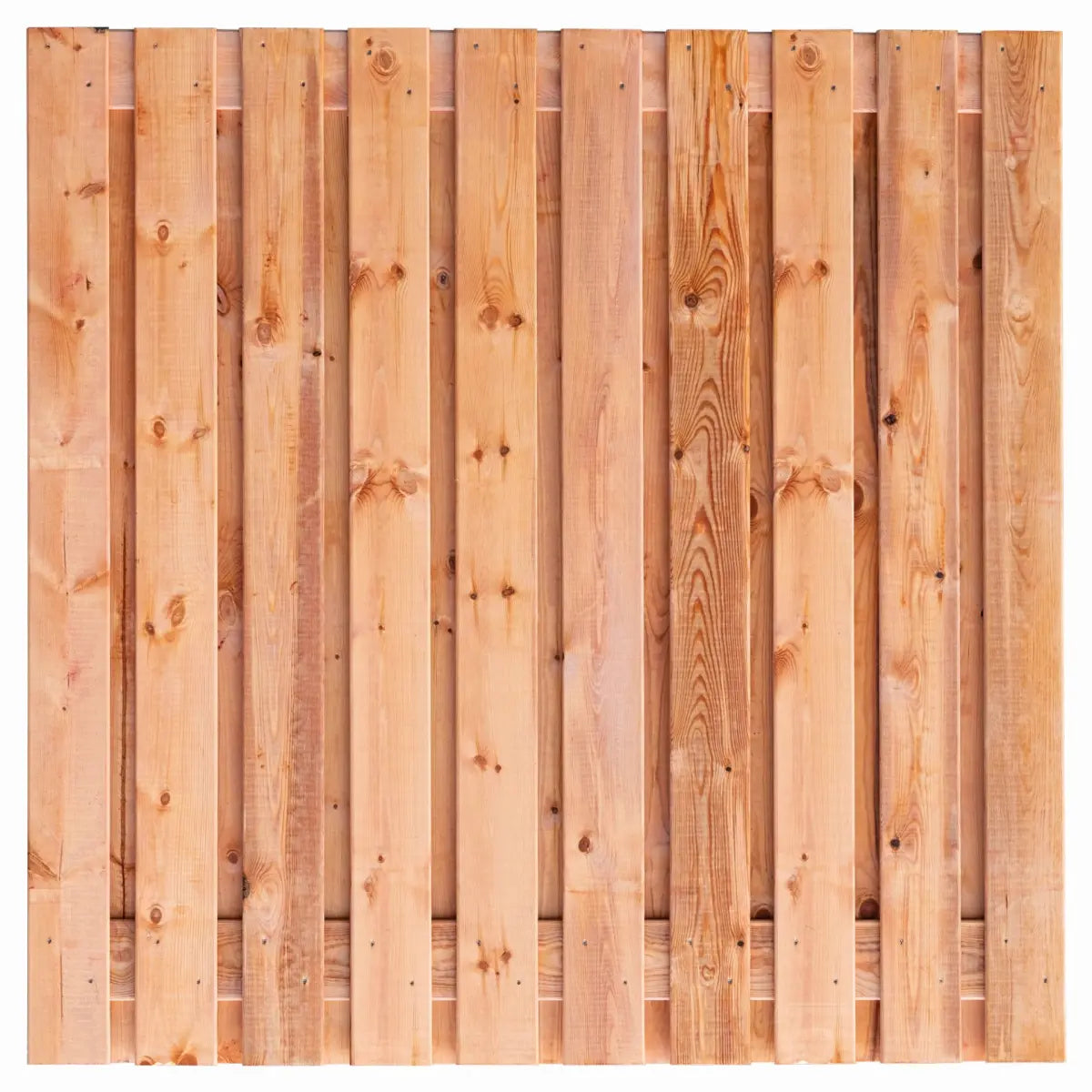 Tuinscherm Breukelen 21-planks (19+2) Red Class Wood 180x180