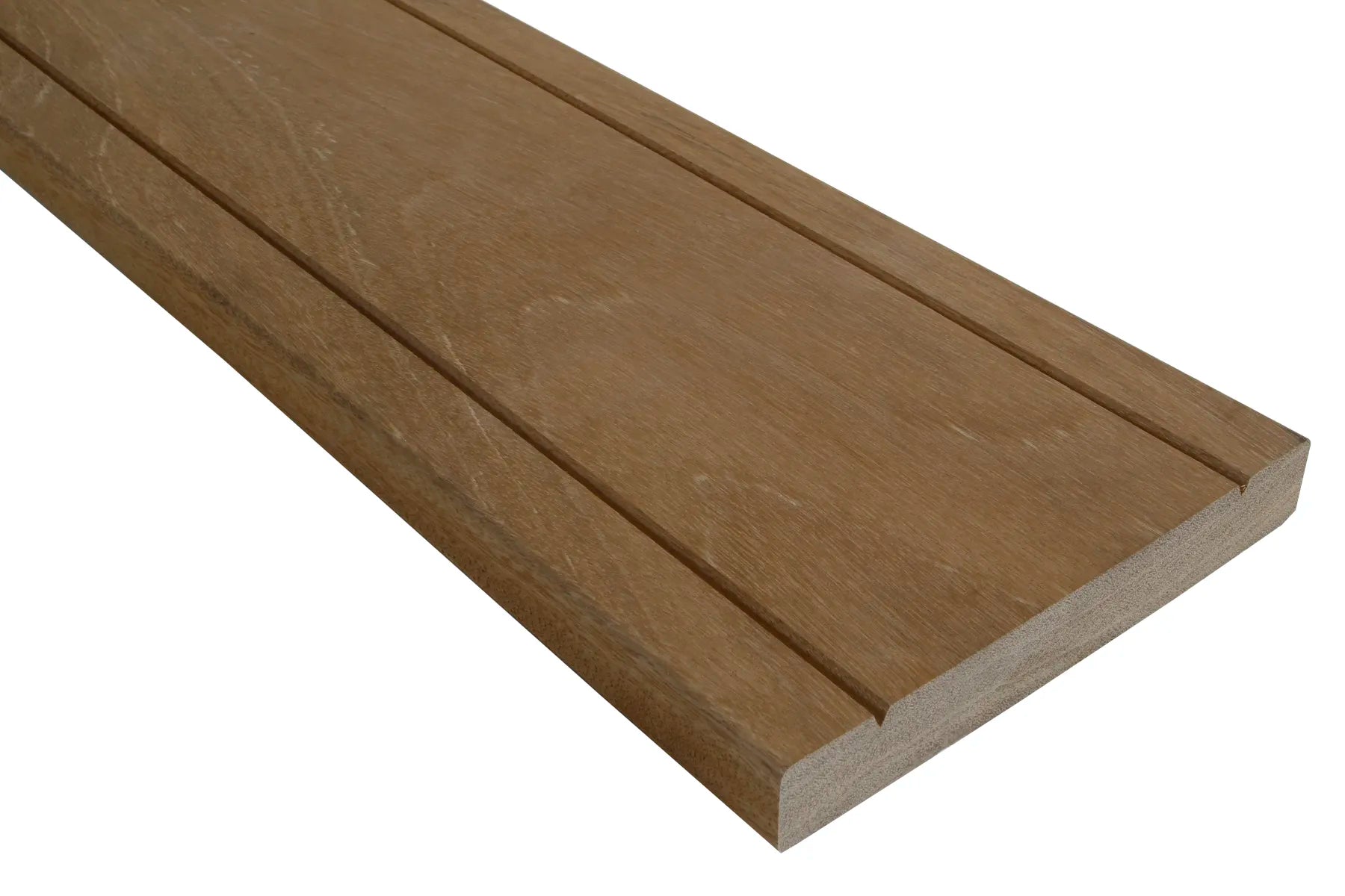 Bangkirai terrasplank v-groeven Premium 2,7x19,0x244cm