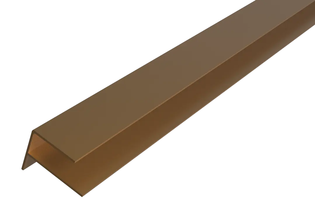 WPC WEO35-60 Alu F-profiel 65x80mm 300cm Teak