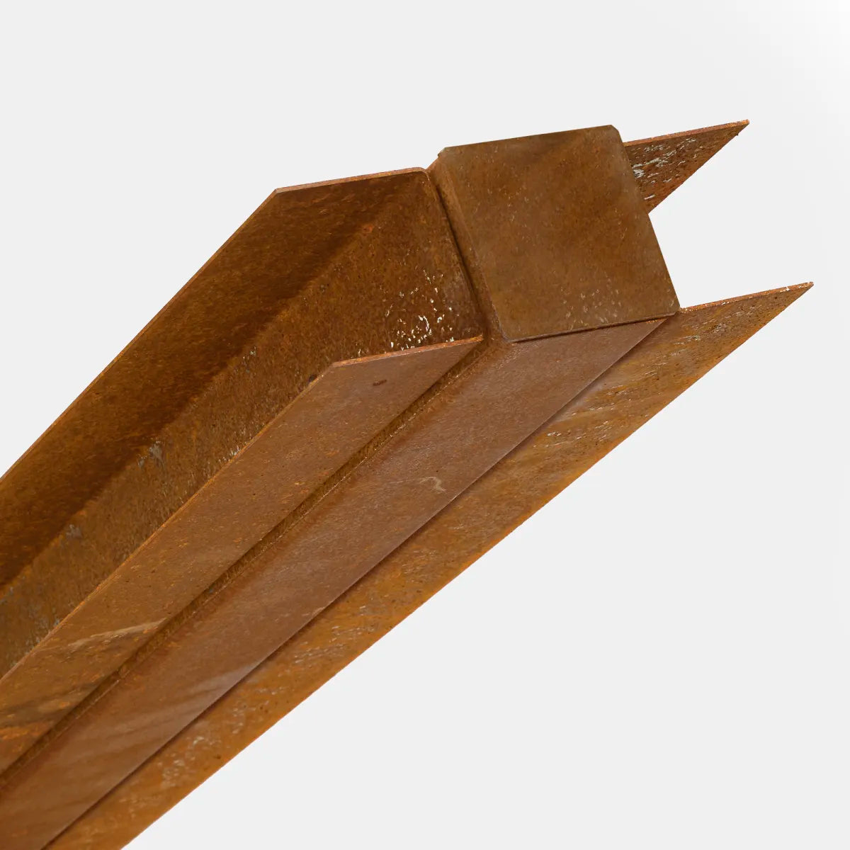 Tussenpaal voor Bamboescherm H:182cm L:230cm Corten