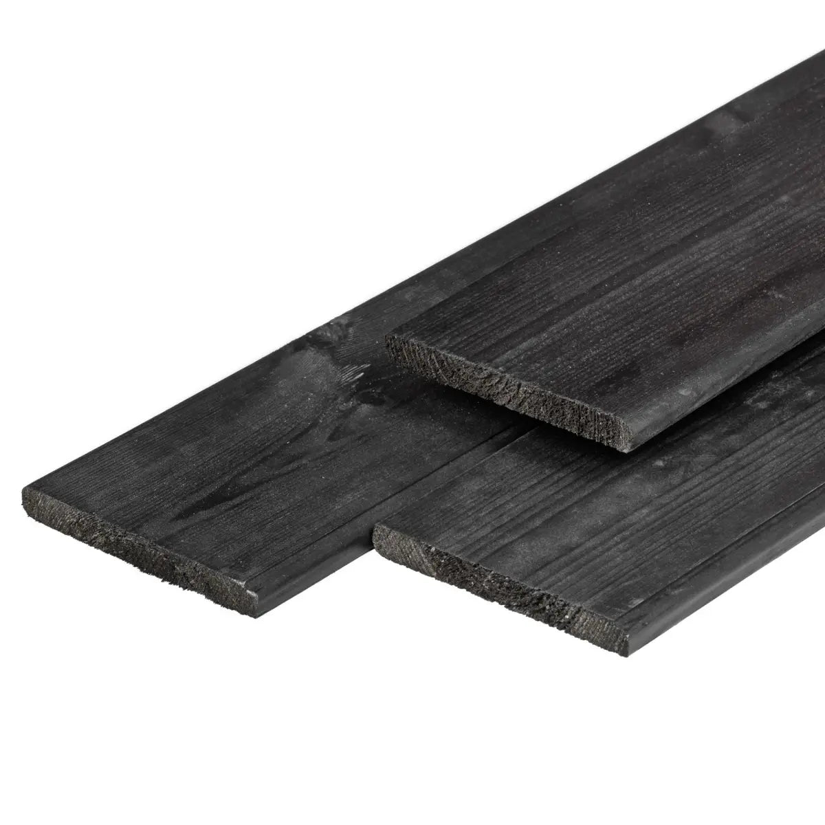 ME Grenen Tuinplank zwart gespoten geschaafd 1,6x14,0x400cm