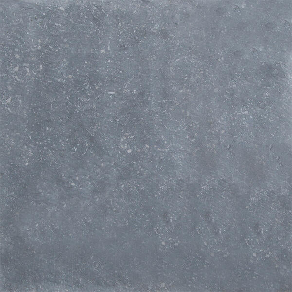 Natuursteen Belgisch hardsteen lichtblauw geschuurd tegel 50x50x3 cm.