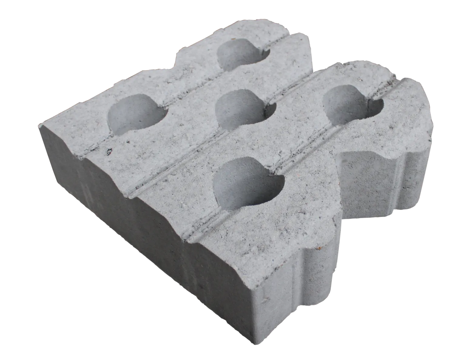 Grasbetontegel type L 40x40x12(40 cm. zijde vlak) K85912 BK25 GRN+