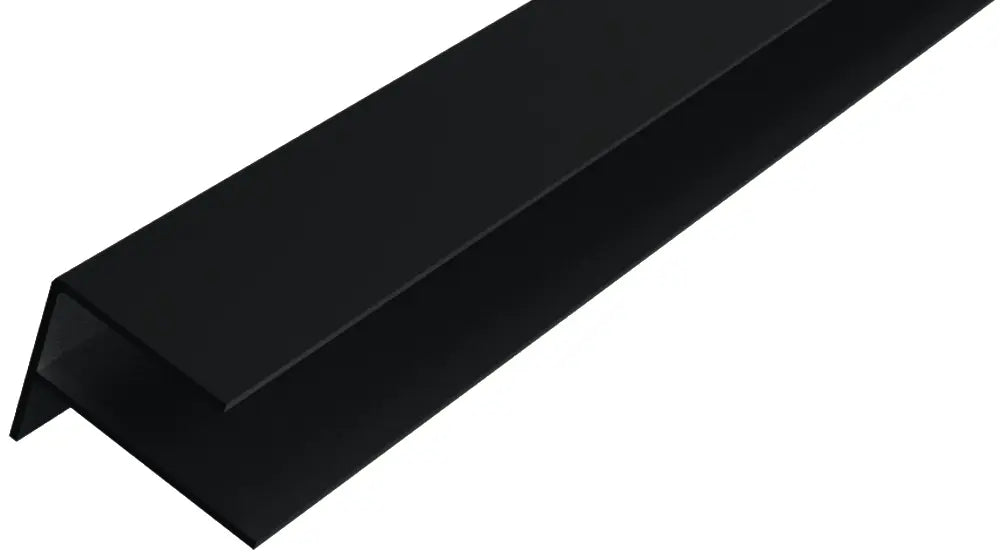 WPC WEO35-60 Alu F-profiel 65x80mm 300cm Ebony Black