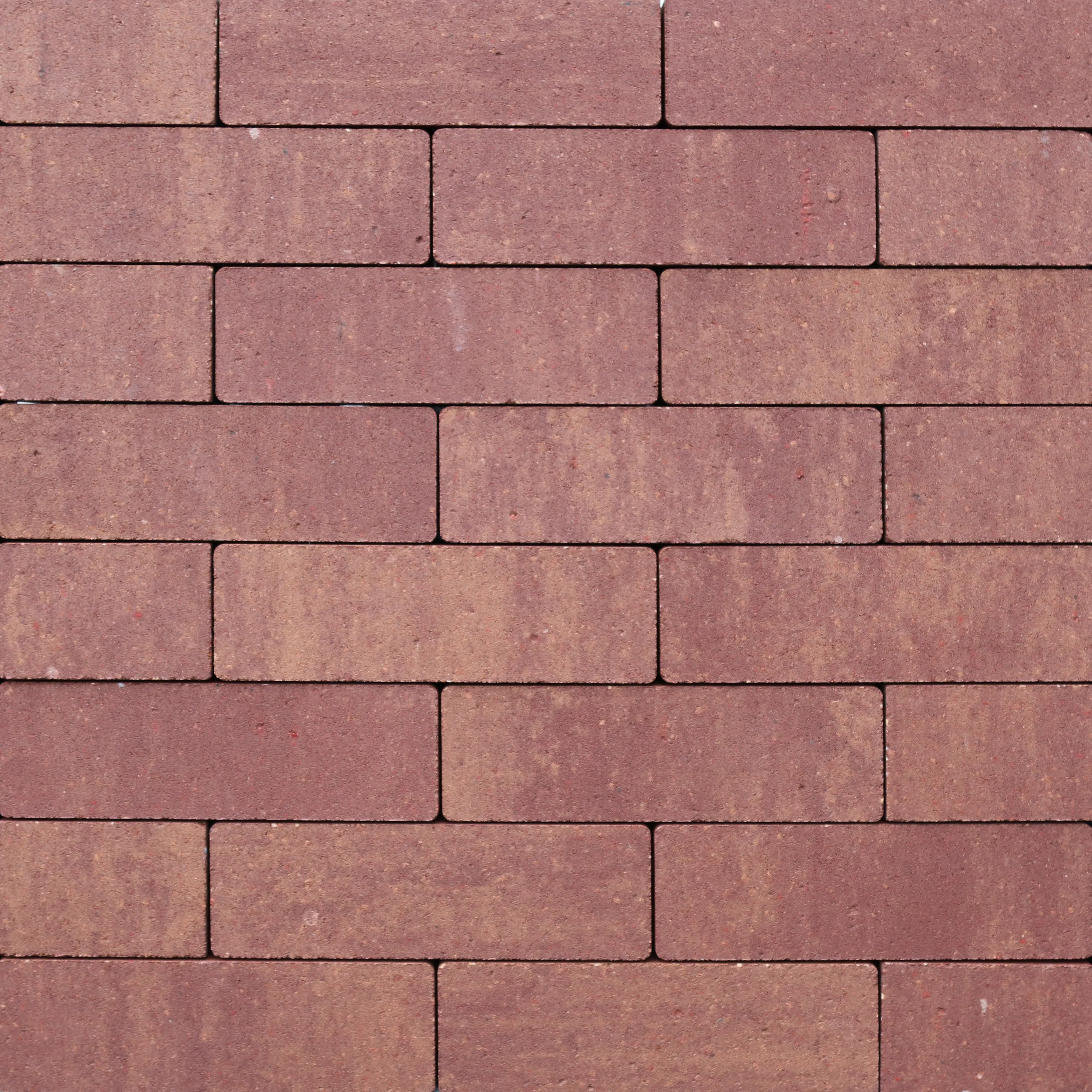 Strackstone Crown GRN+ Dikformaat 21x7x8 vlak wijnrood/oker genuanceerd KOMO PL2