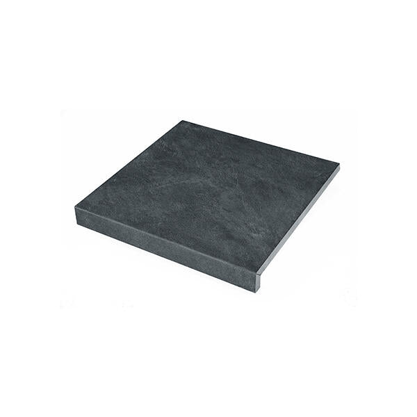 Keramische randtegel Solido Ceramica Slate Black 60x60x3