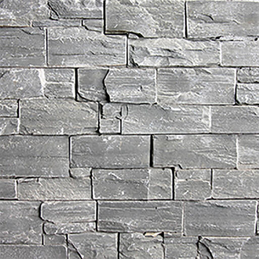 Natuursteen Grey Slate XL steenstrip 60x15x2-3,5 cm.