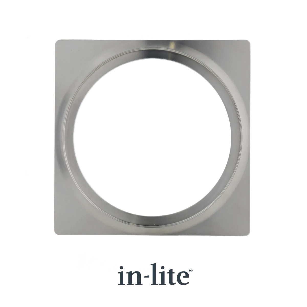 In-Lite PLATE 1 afdekplaat rvs geschikt voor Big Flux - Luna