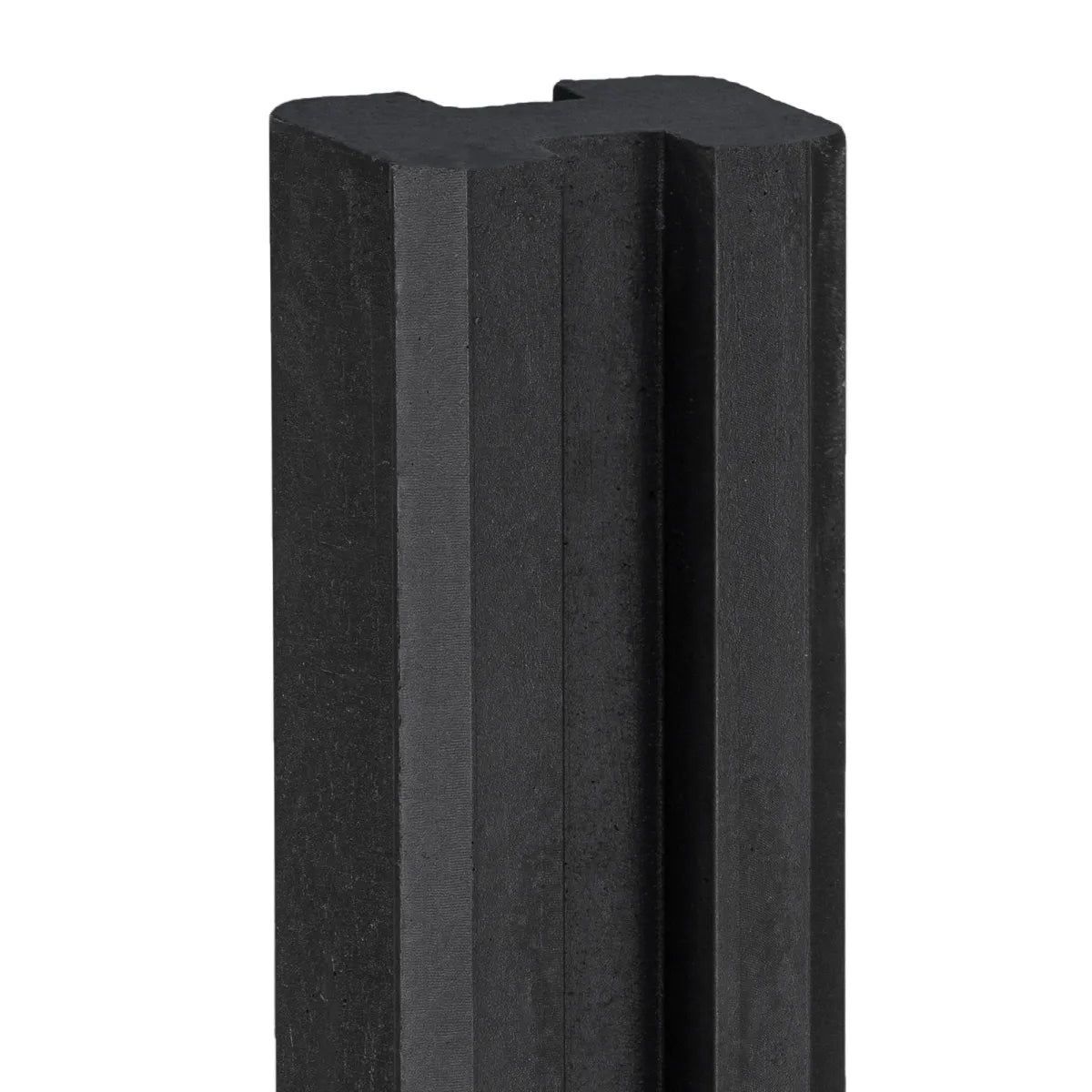 Beton-sleufpaal Zaan 10x10x275 gecoat Vlakke kop