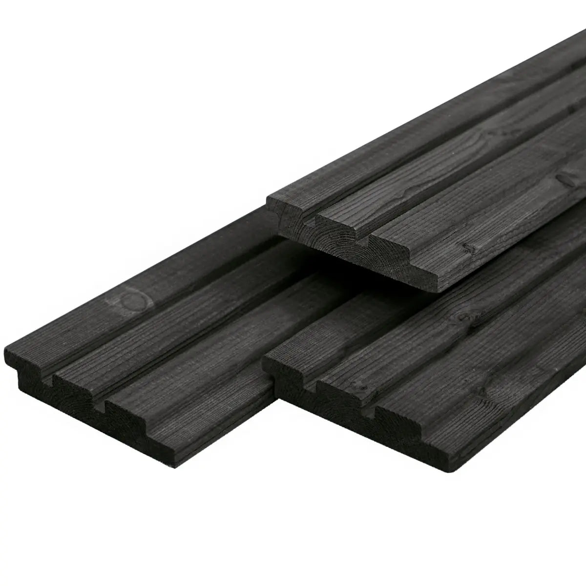 Triple Rhombus Douglas Zwart gespoten Geschaafd 1,9x13x420