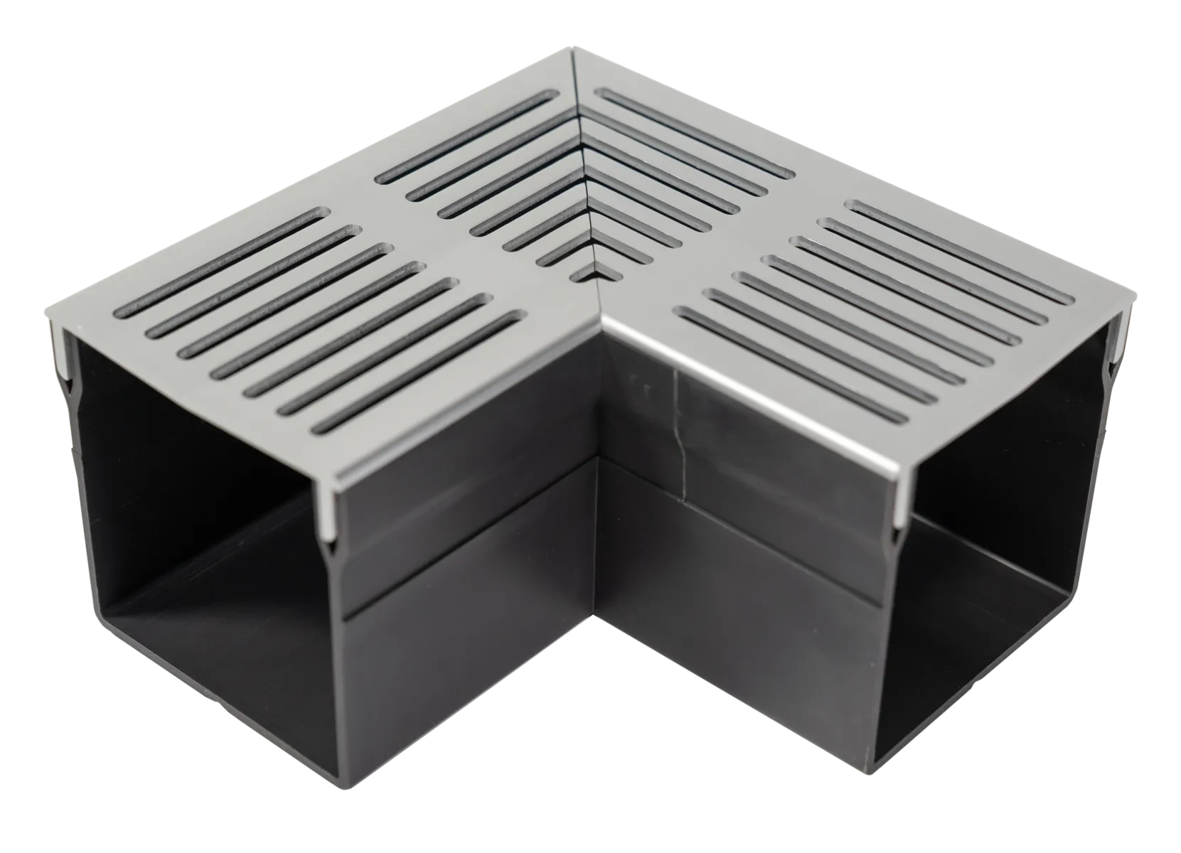 Star Drain Mini 65/60 Hoekstuk - Grijs (Aluminium)