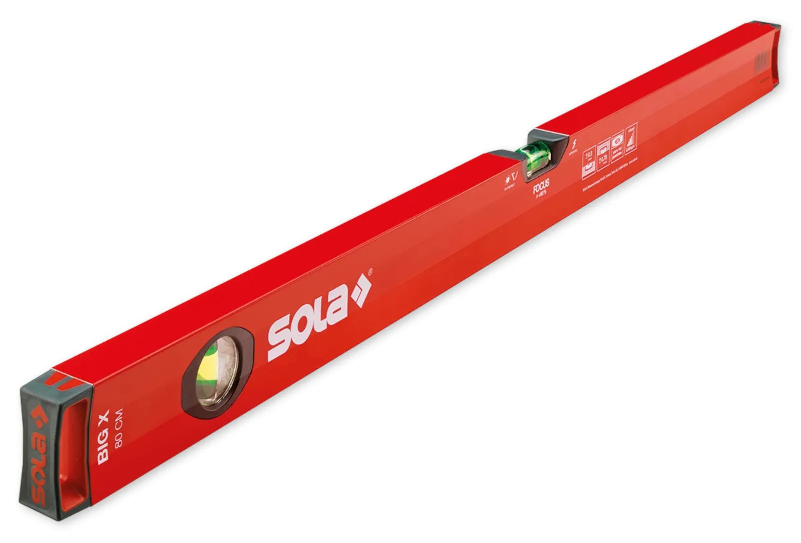 SOLA Alu-waterpas X-profiel BigX 120cm