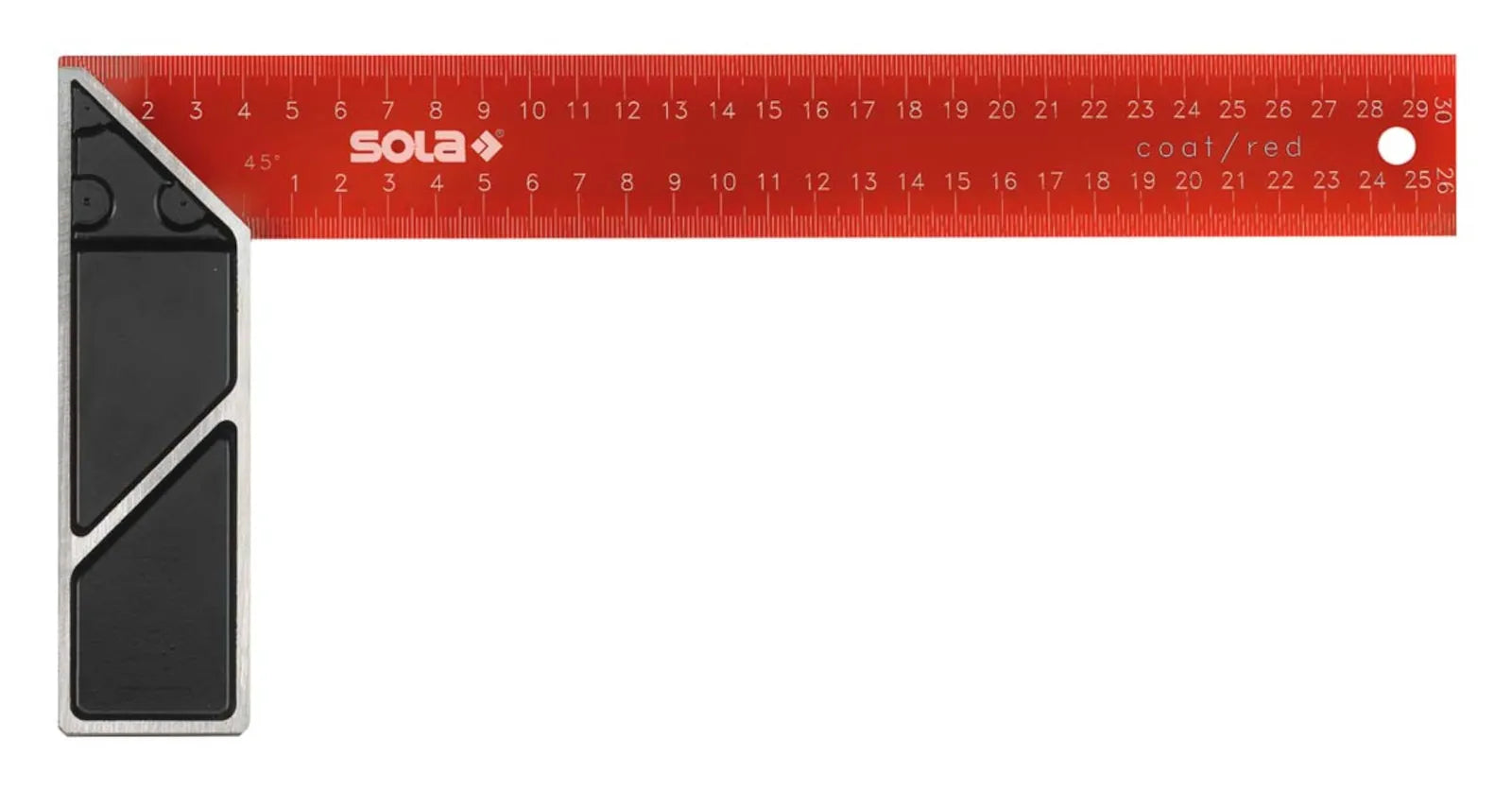 SOLA Schrijfhaak rood SRC 250x145mm