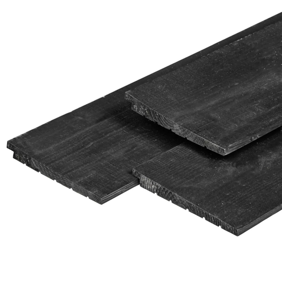 Zweeds Rabat Douglas Zwart gespoten ongedro.1,1/2,7x19,5x400