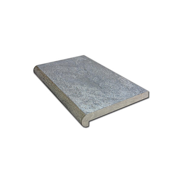 Natuursteen Blue Stone randtegel gevlamd & geborsteld type F recht 50x30x5/3