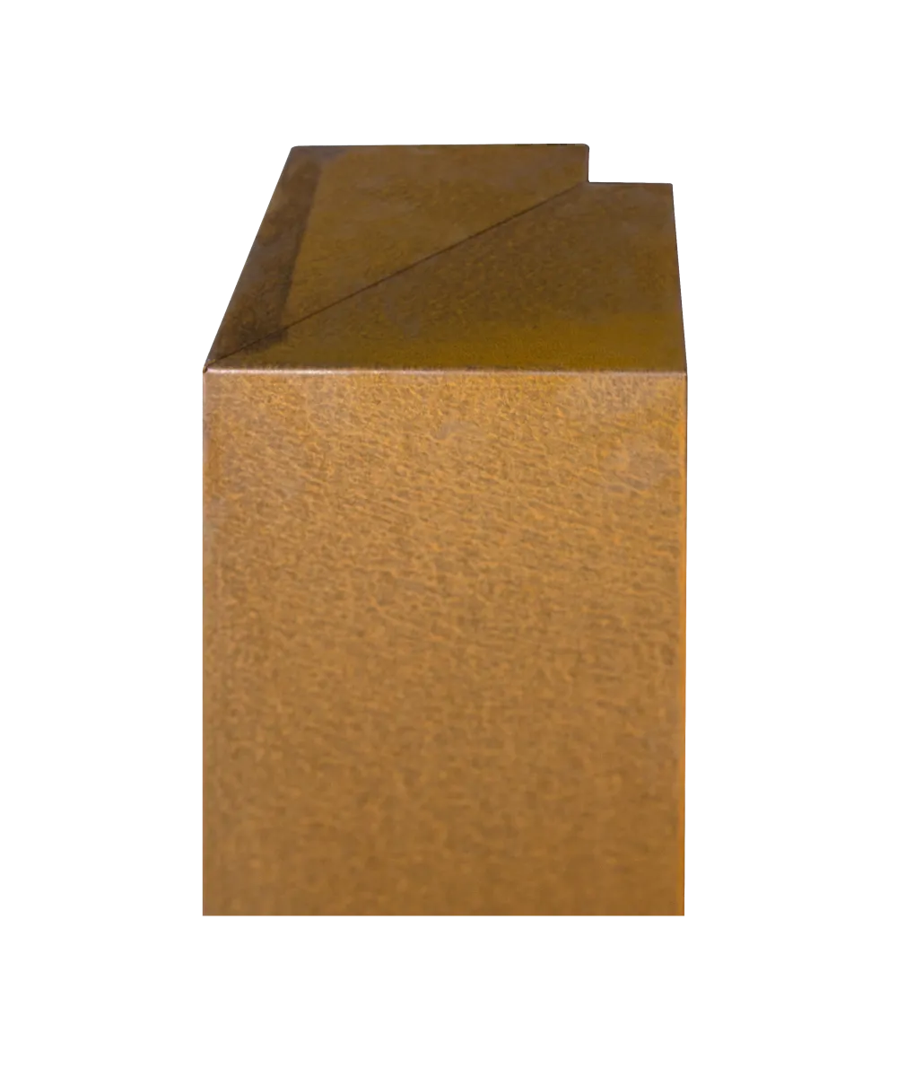 Overzetprofiel Muurblok Hoek 20x30x15,8cm Corten