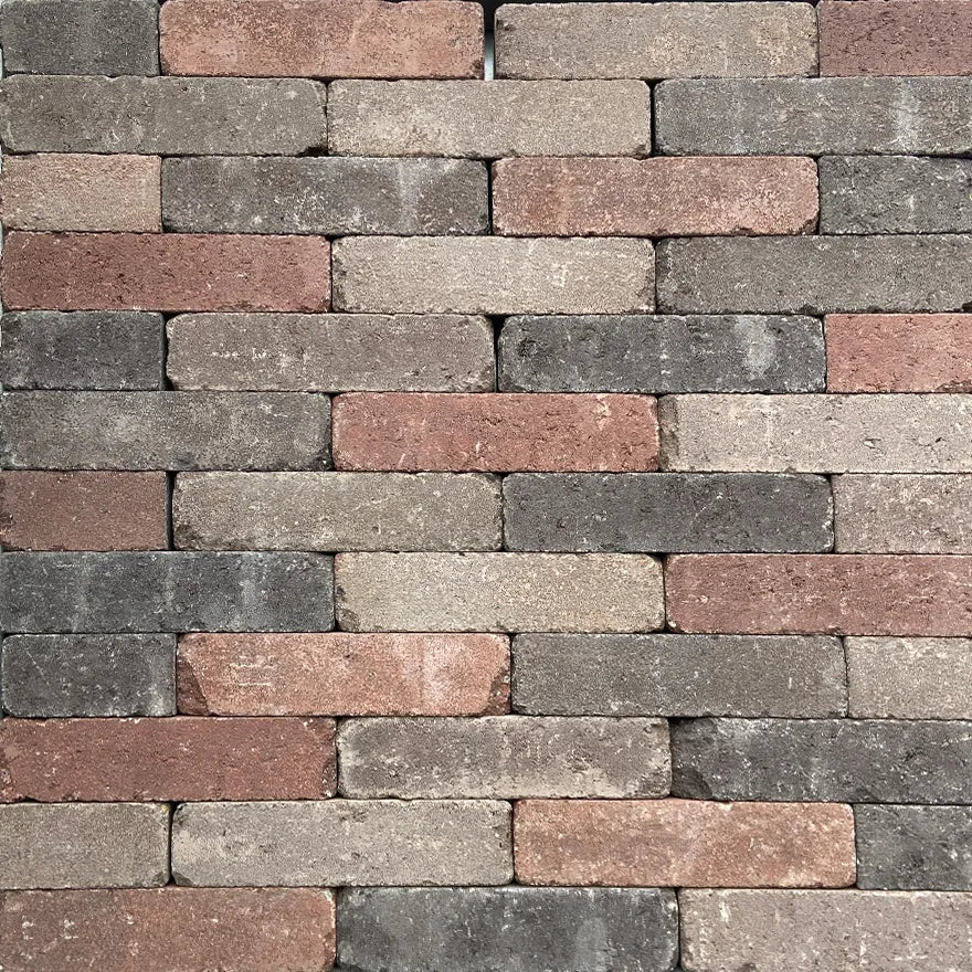 Tambour 20x5x7 terracotta mix