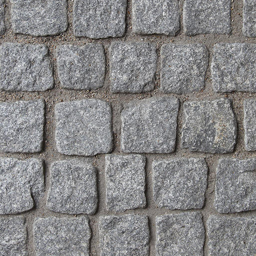 Natuursteen Portugees graniet +/- 15-17x15-17x15-17 grijs