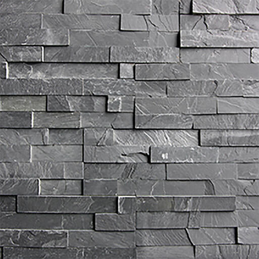 Natuursteen Supreme Slate steenstrip 60x15x1-2,5 cm.